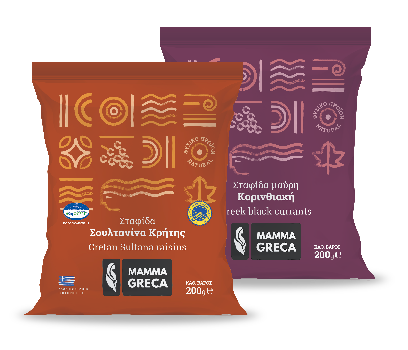 Σταφίδες σε συσκευασίες mamma greca